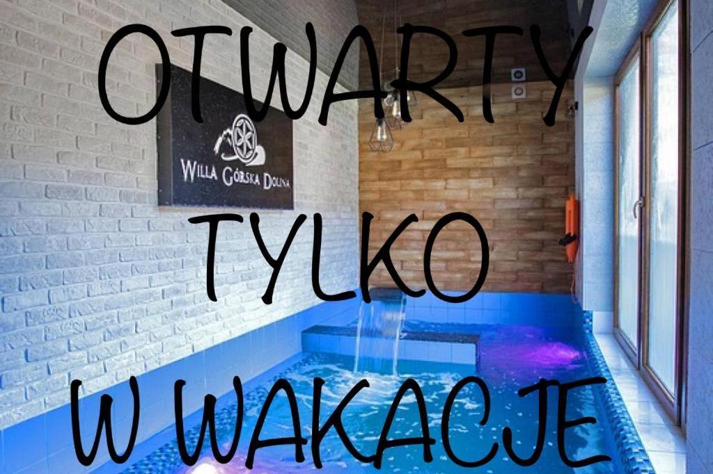 بورونين Willa Gorska Dolina Jacuzzi & Sauna المظهر الخارجي الصورة